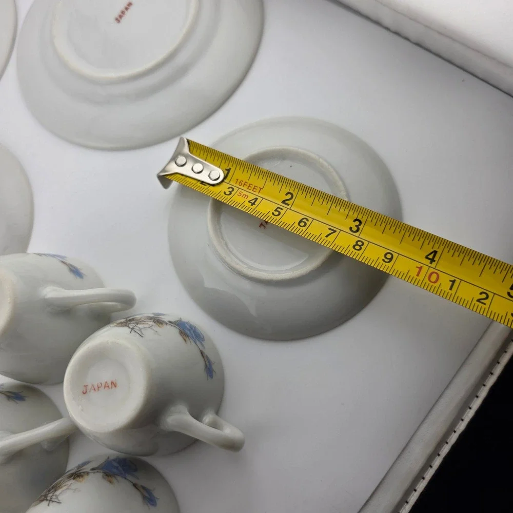 Vintage Porcelain Miniature‎ Tea Set 11pc Made in Japan Incomplete